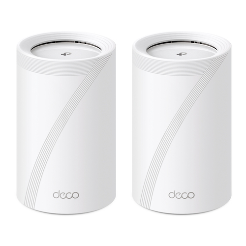 TP-Link Deco BE65, White, Internal, Mesh system, Tri-band (2.4 GHz / 5 GHz / 6 GHz), Wi-Fi 7 (802.11be), 11000 Mbit/s